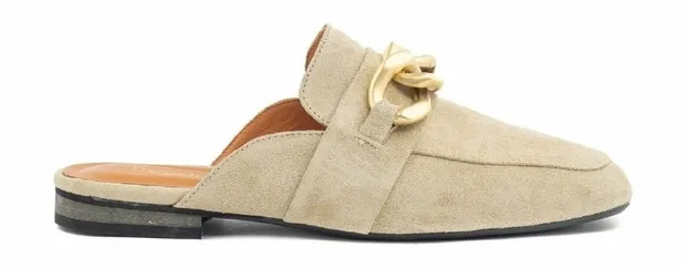 Babouche mule loafer sand