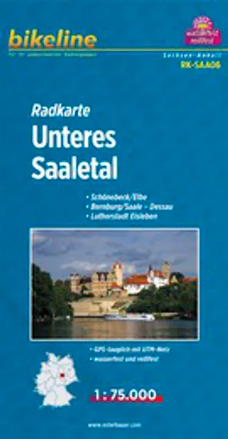 Fietskaart SAA06 Bikeline Radkarte Unteres Saaletal | Esterbauer