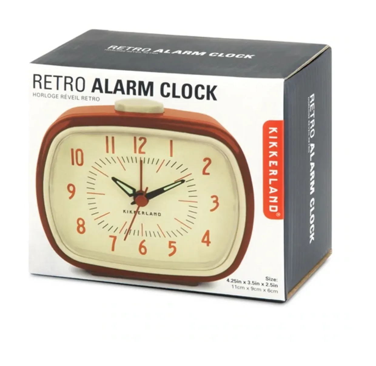 Retro alarm clock rood