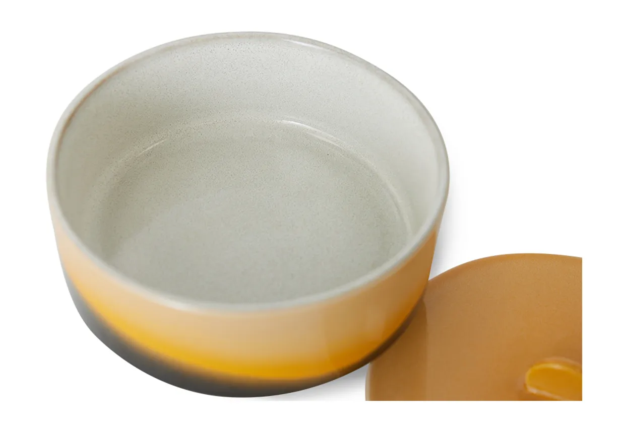 70s ceramics: bonbon bowl, sunshine