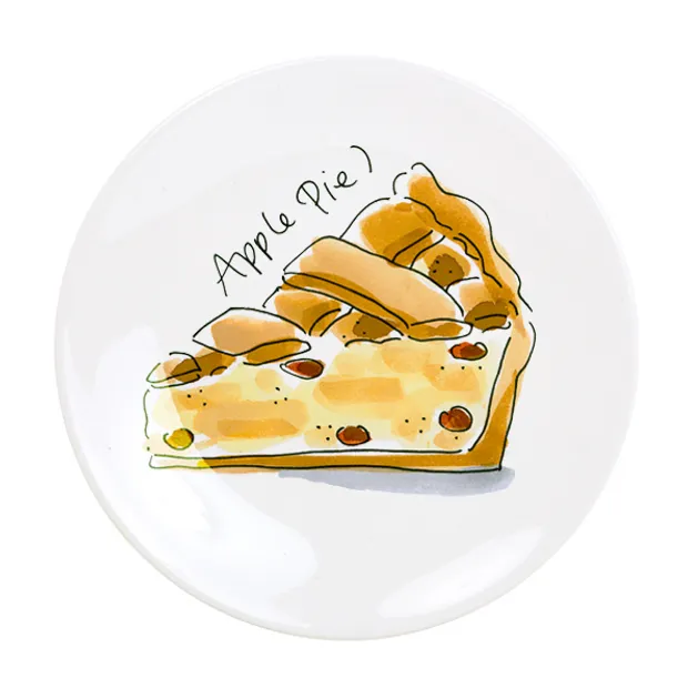Cake: Gebaksbord 18 cm Apple Pie