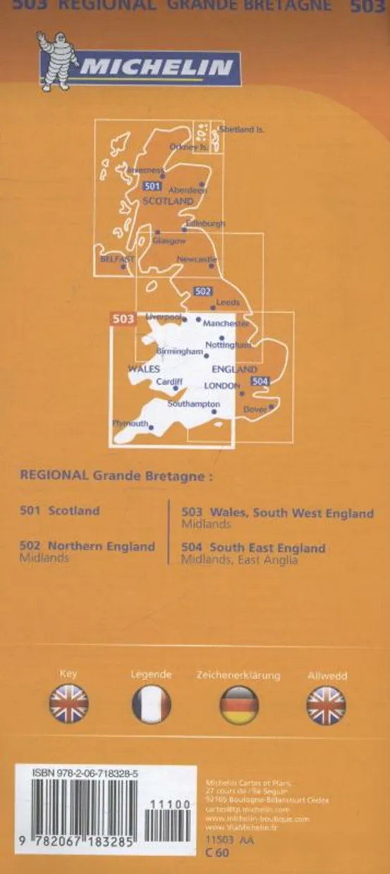 503 Wales, South West England, Midlands