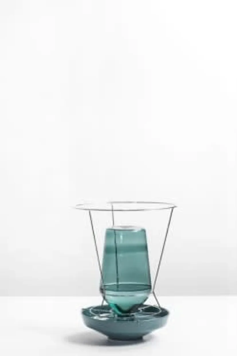Hidden Vase - Large Frame - Dark green