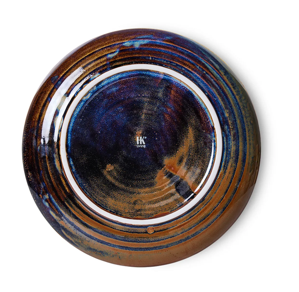 Chef ceramics: side plate, rustic blue