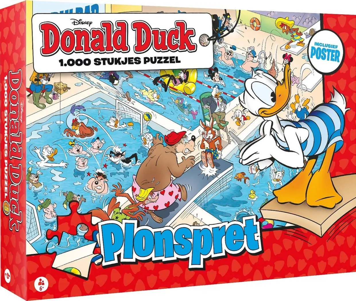 Puzzel - Donald Duck: Plonspret (1000)