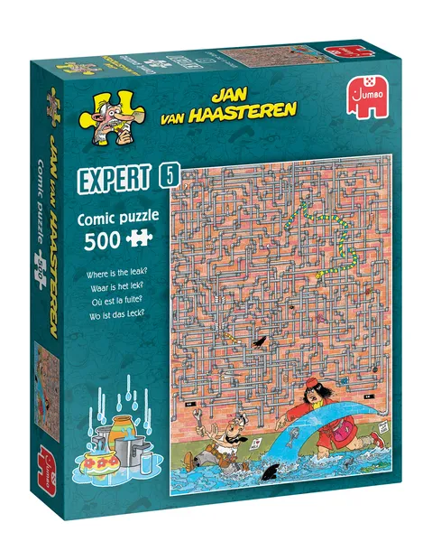 Jan van Haasteren Expert 5 - Waar is het lek? (500 stukjes)