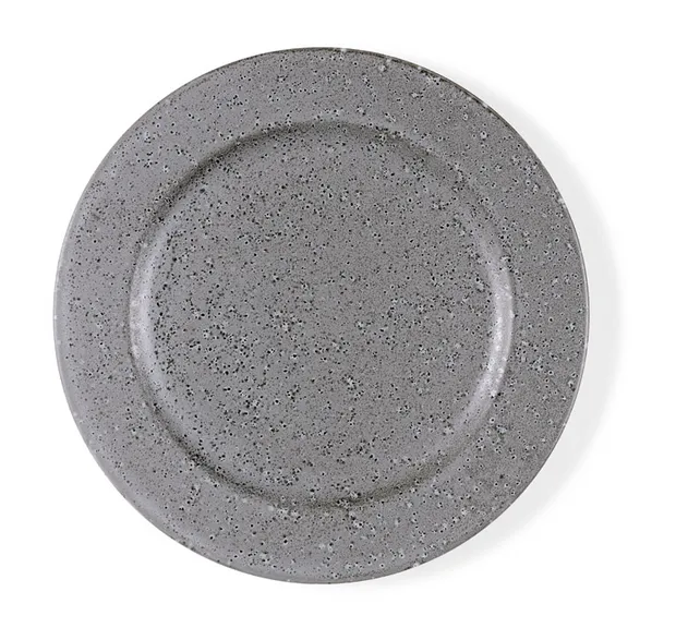 Ontbijtbord 22 cm grijs