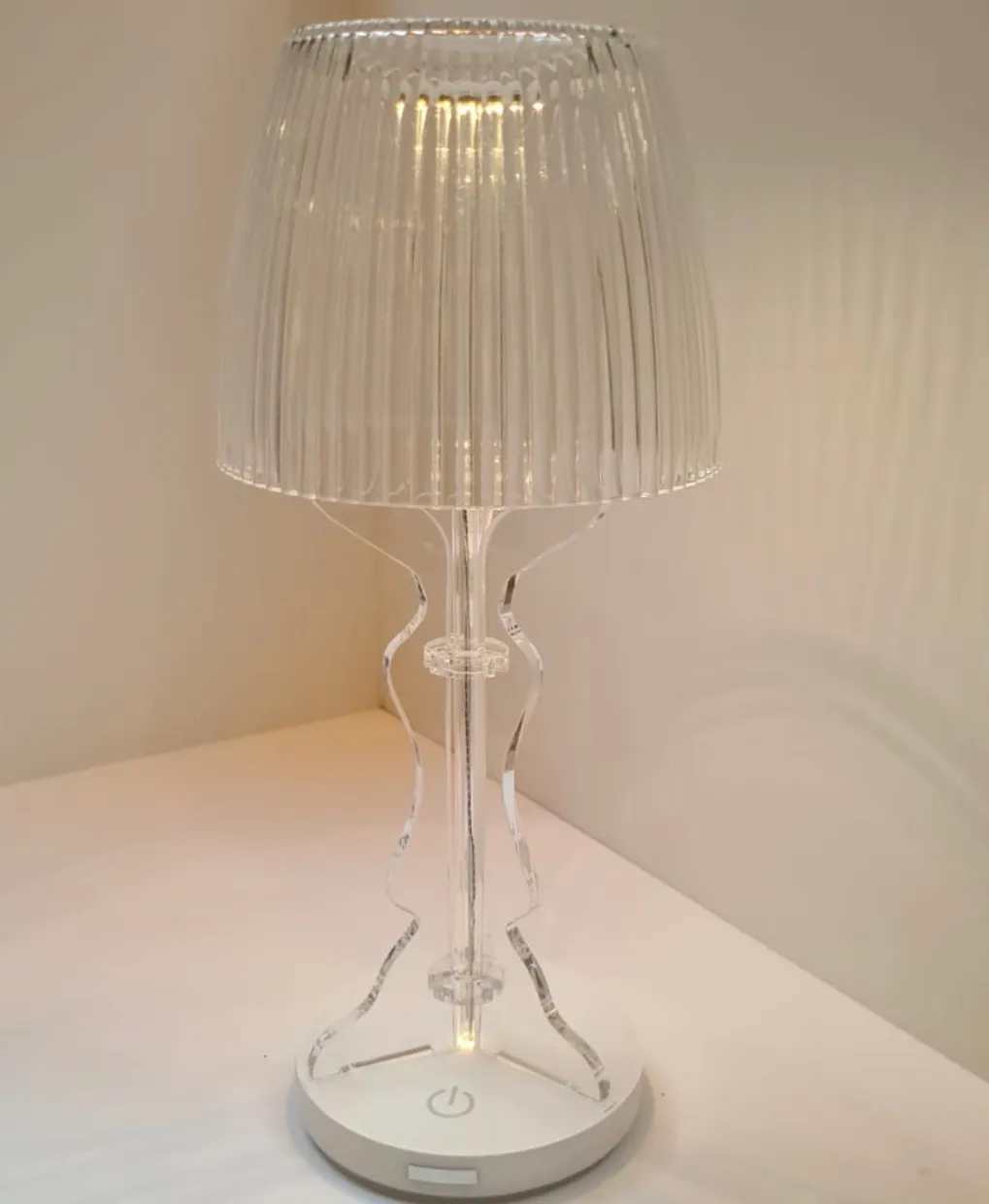 Tafellamp Lady LED Transparant
