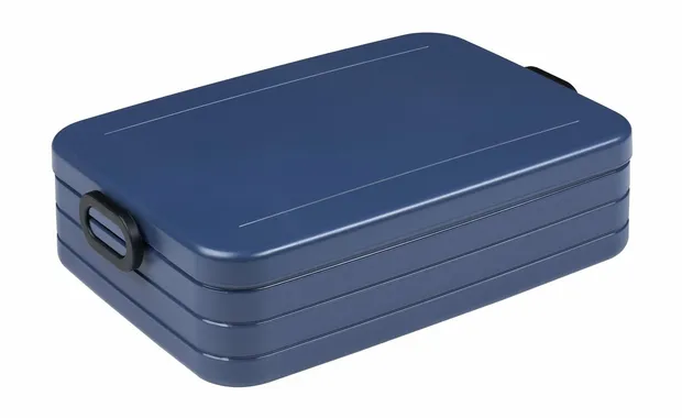 Lunchbox Large Denim  Blauw