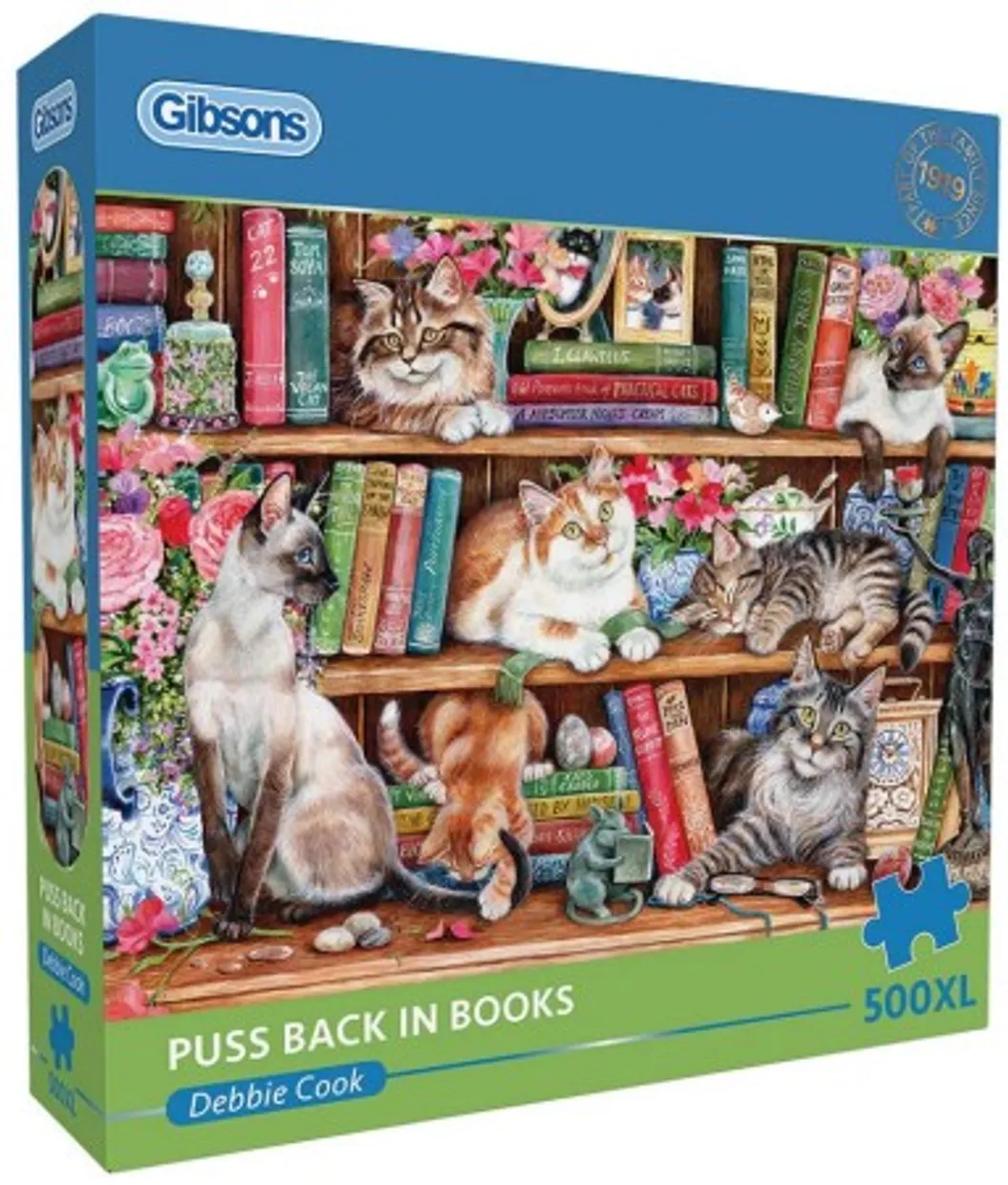 Puzzel - Puss Back in Books (500XL)