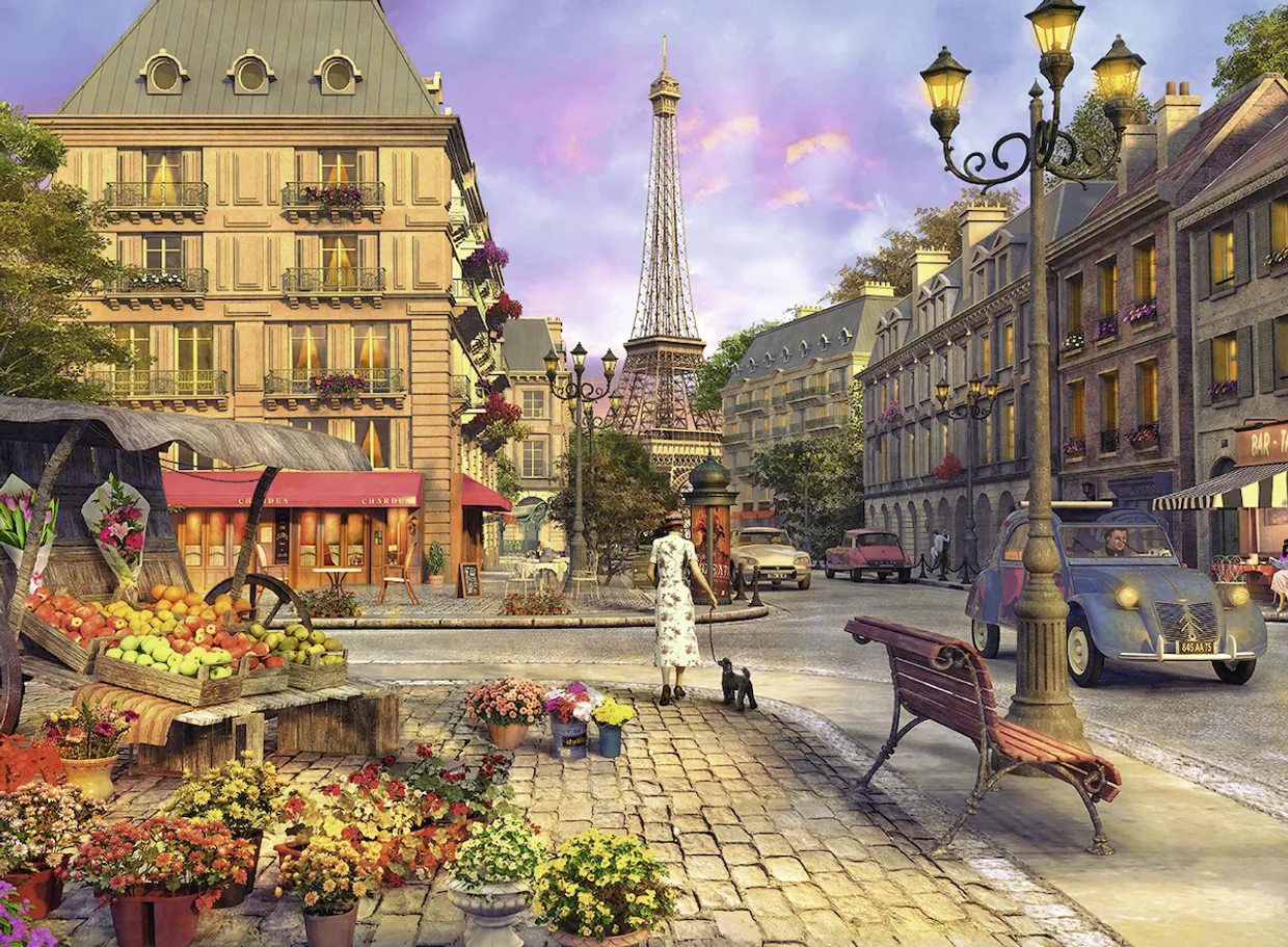Puzzel - Wandeling door Parijs (500)