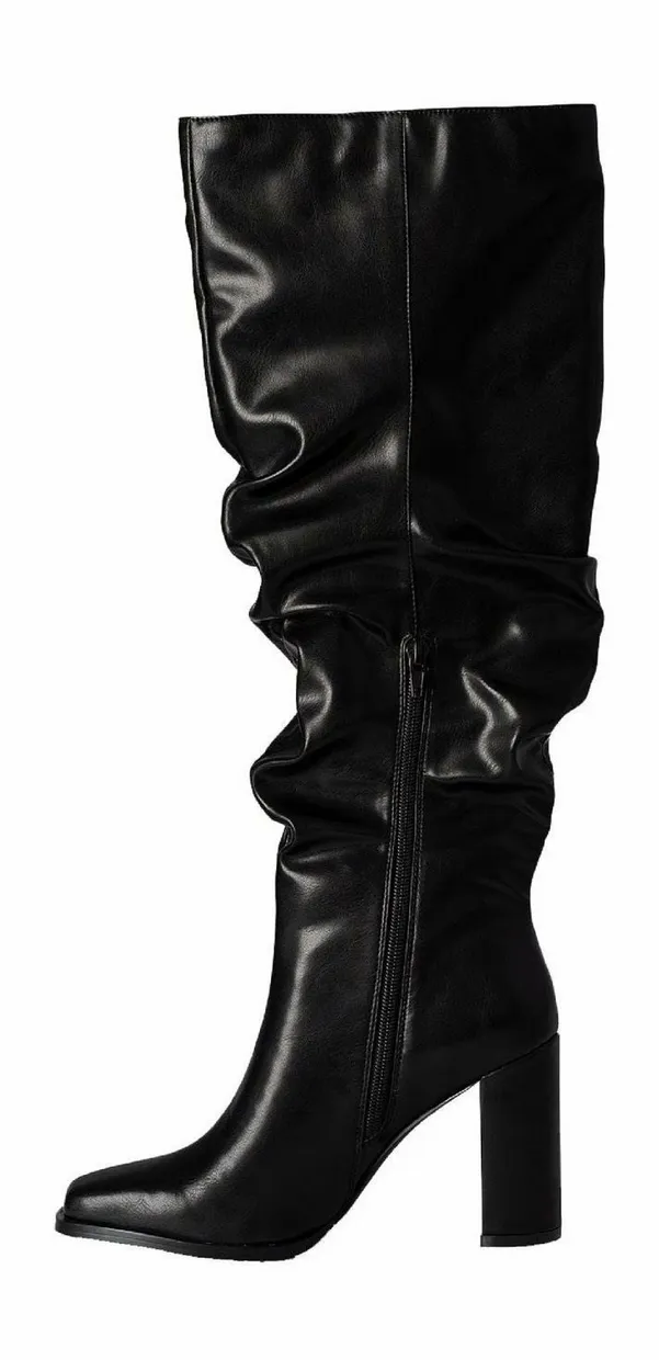 Slouchy shaft boots black