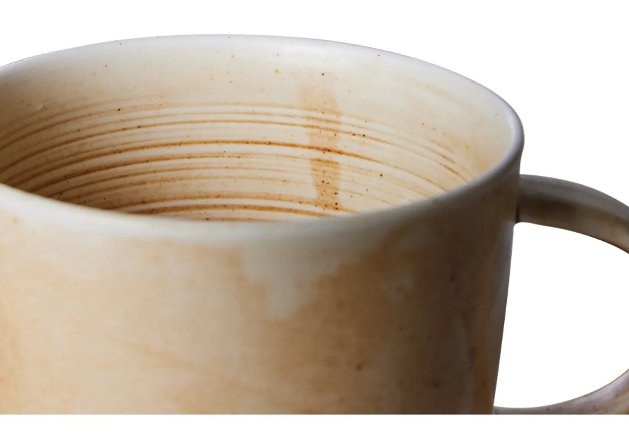 Chef ceramics: mug, rustic cream/brown
