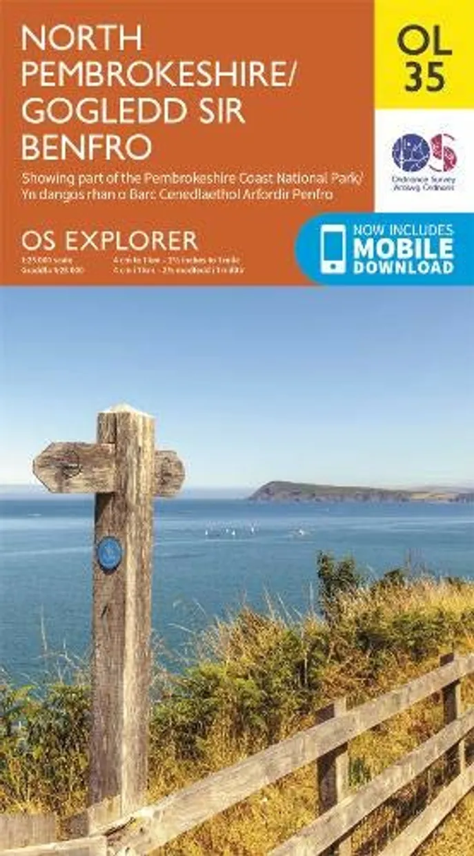 Wandelkaart - Topografische kaart OL35 Explorer Pembrokeshire North -