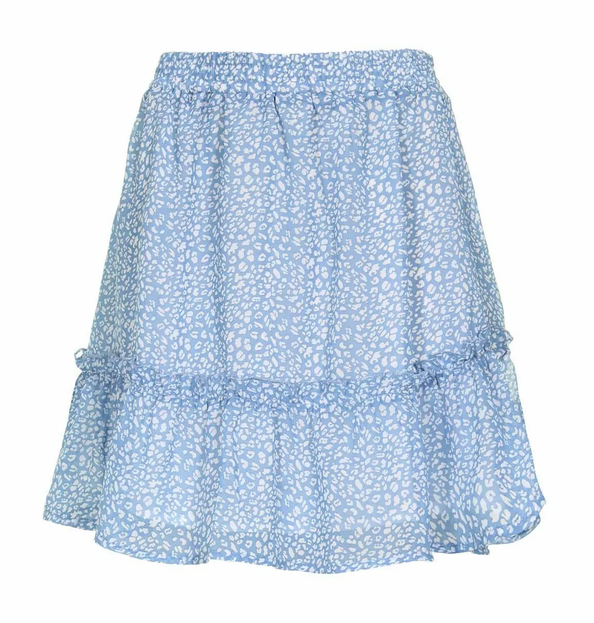 Vivian skirt mid blue white