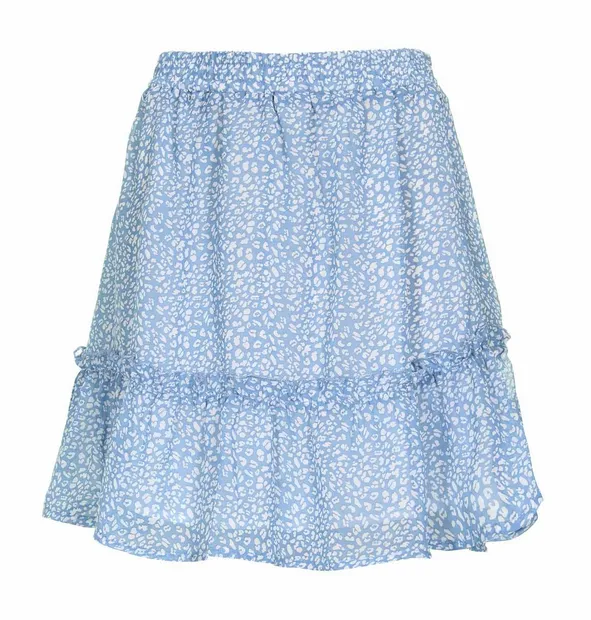 Vivian skirt mid blue white