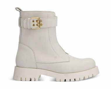 Babouche strap boots offwhite