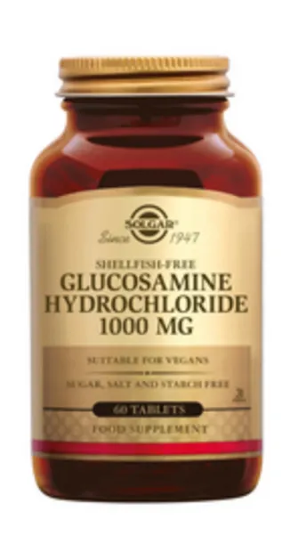Glucosamine HCI 1000mg (Schaaldiervrij) 60 tabletten