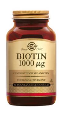 Biotin 1000 50 plantaardige capsules