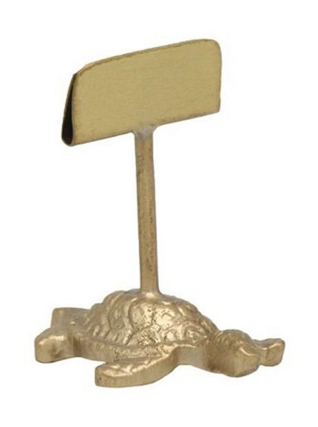 Cardholder Turtle Brass