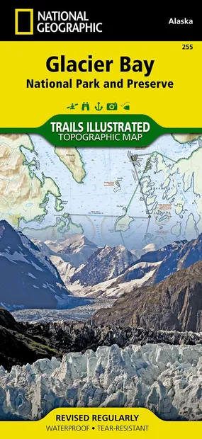 Wandelkaart - Topografische kaart 255 Glacier Bay National Park & Pres