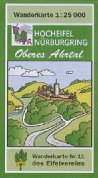 Wandelkaart 11 Hocheifel - Nürburgring - Oberes Ahrtal | Eifelverein