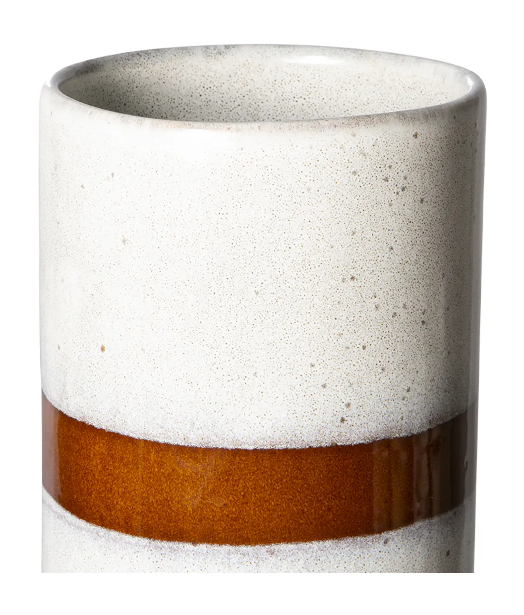 70s ceramics: vase L, snow