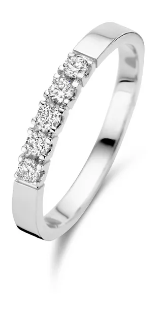 De la Paix Madeline 14 karaat witgouden ring | diamant 0.20 ct | IBD330019-54