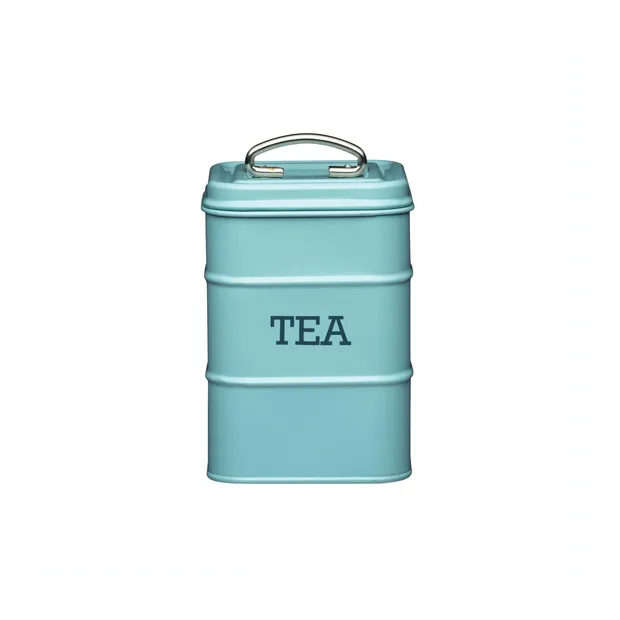 Bewaarblik 'Tea' Blauw 11 x 17 cm