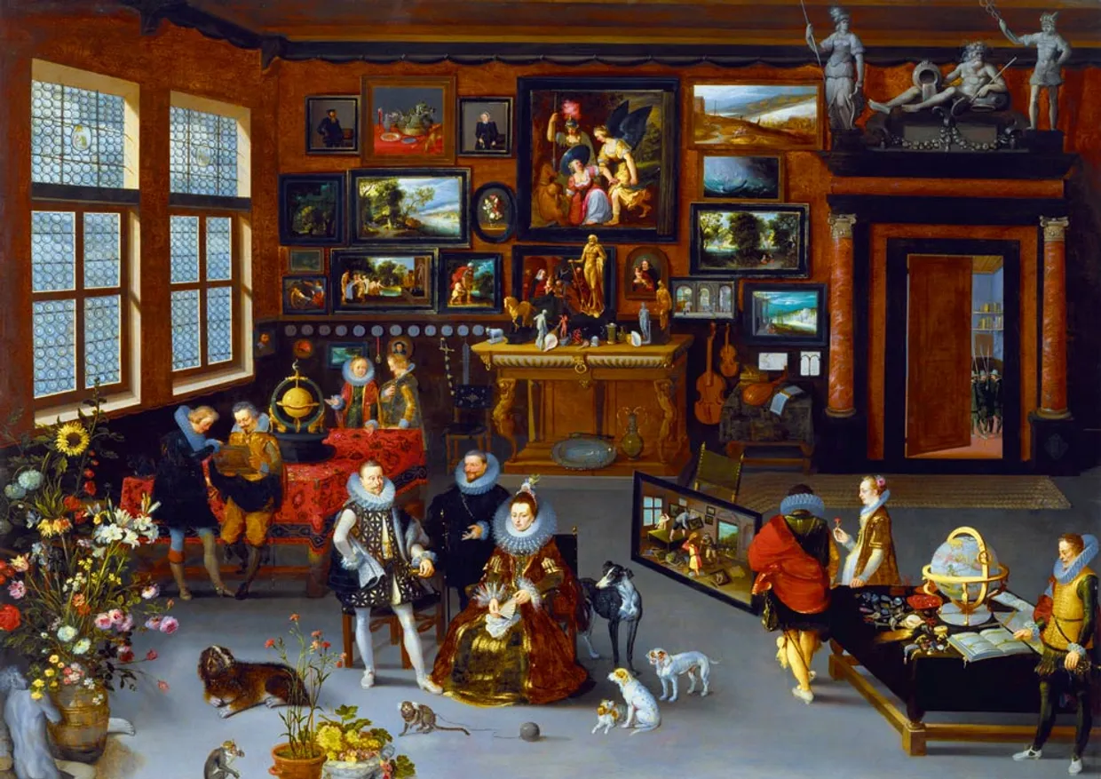 Puzzel - The Archdukes Albert and Isabella Visiting a Collector's Cabinet (1000)