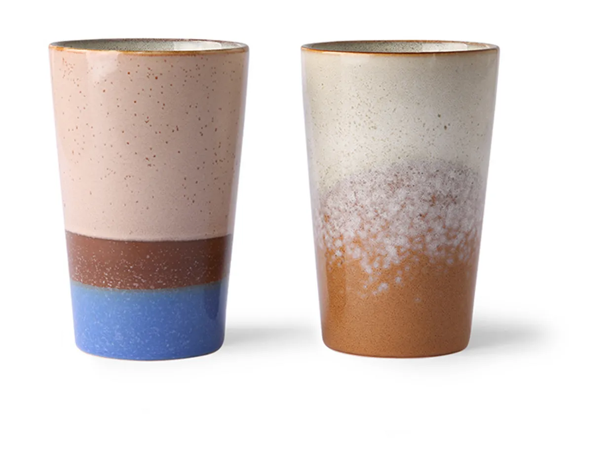 70s ceramics: tea mugs, luna (set of 2)