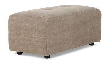 Vint couch: element hocker small, linen blend, taupe