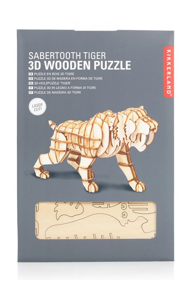 3D Houten puzzel tijger