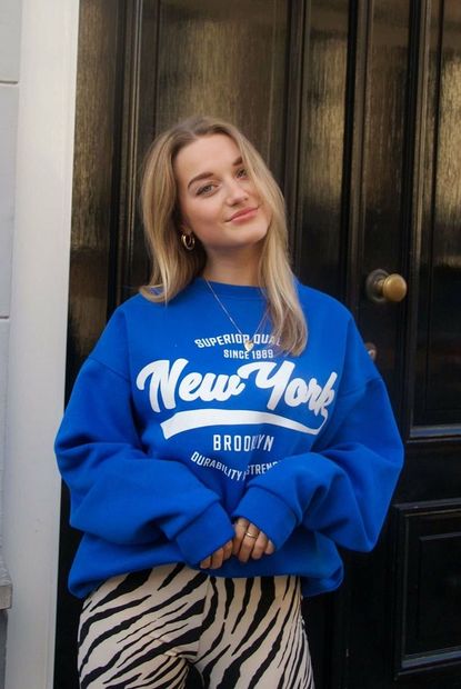 New York sweater cobalt blue