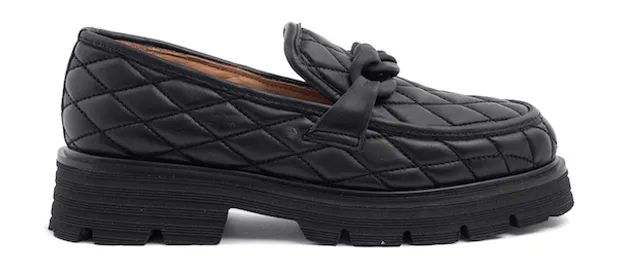 Babouche edgy loafer black