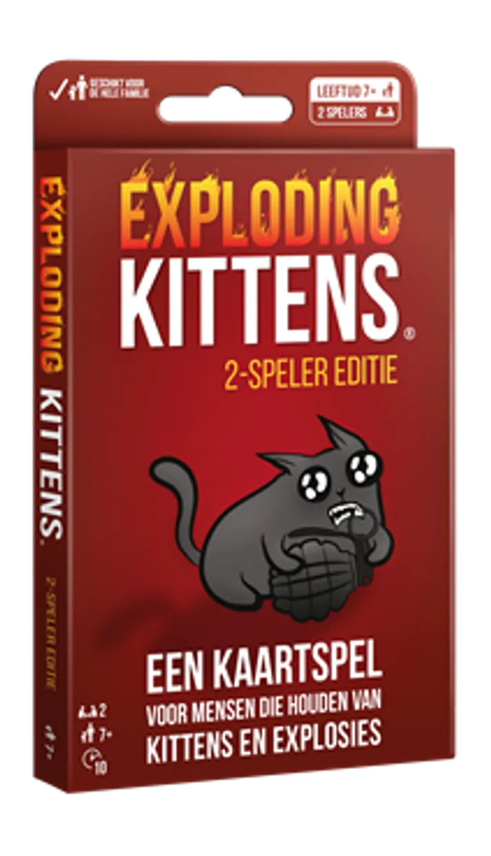 Exploding Kittens 2-Speler Editie