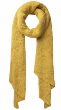 Pyron long scarf ocher yellow Okergeel
