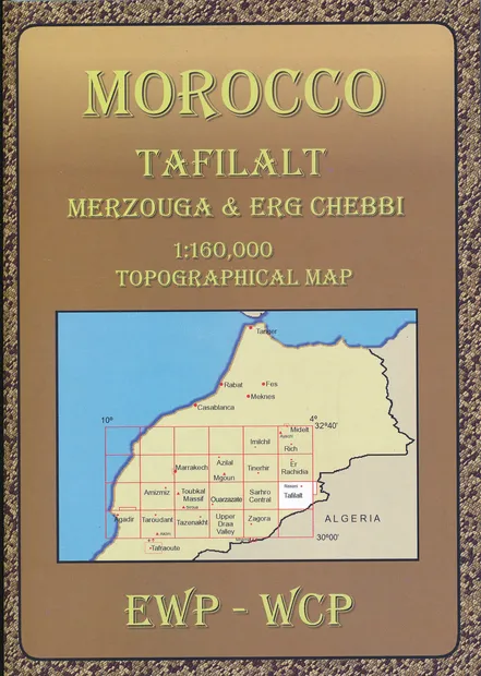 Wegenkaart - landkaart Tafilalt, Merzouga & Erg Chebbi – (Marokko) | E