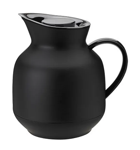 Isoleerkan Amphora thee 1 liter - zwart