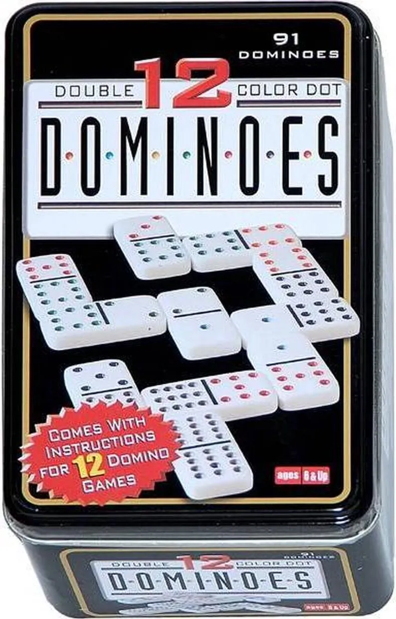 Domino Dubbel 12 in Blik
