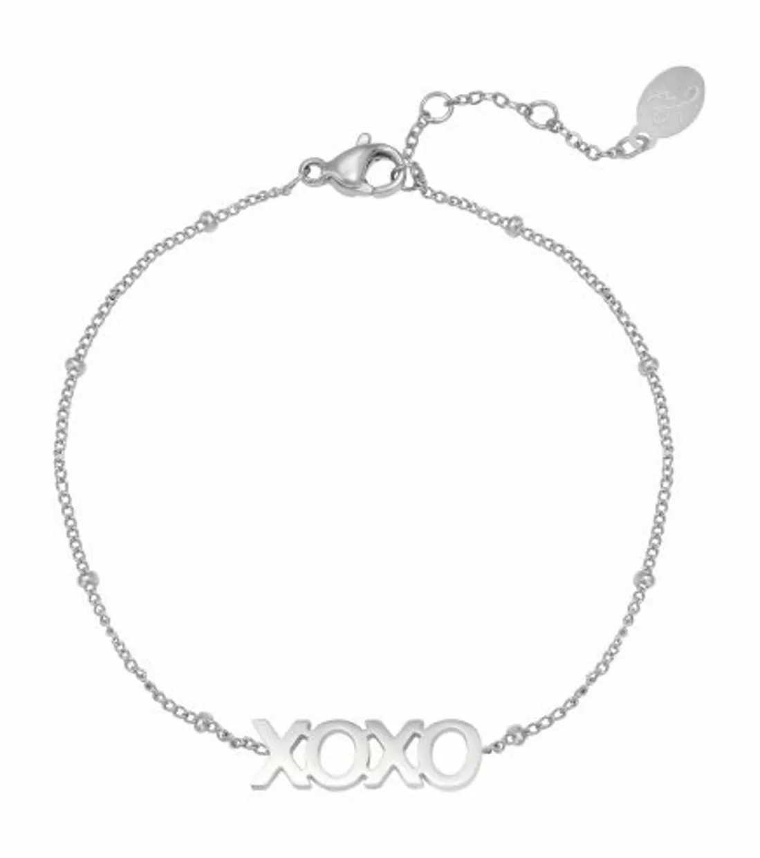 Bracelet dotted XOXO silver