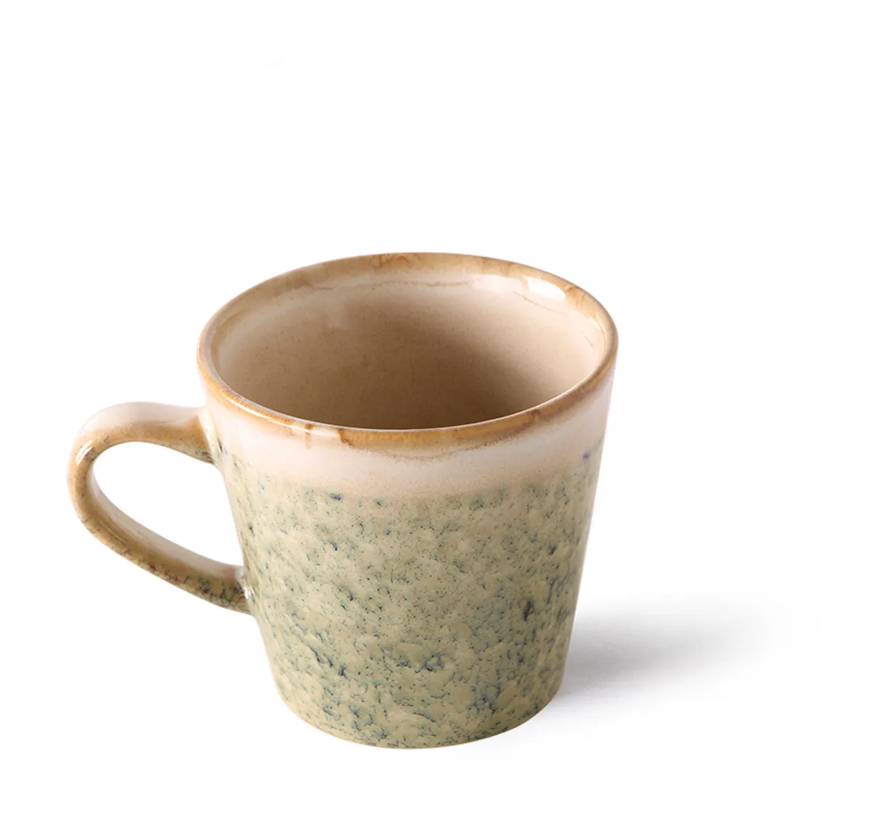 70s ceramics: americano mug, hail