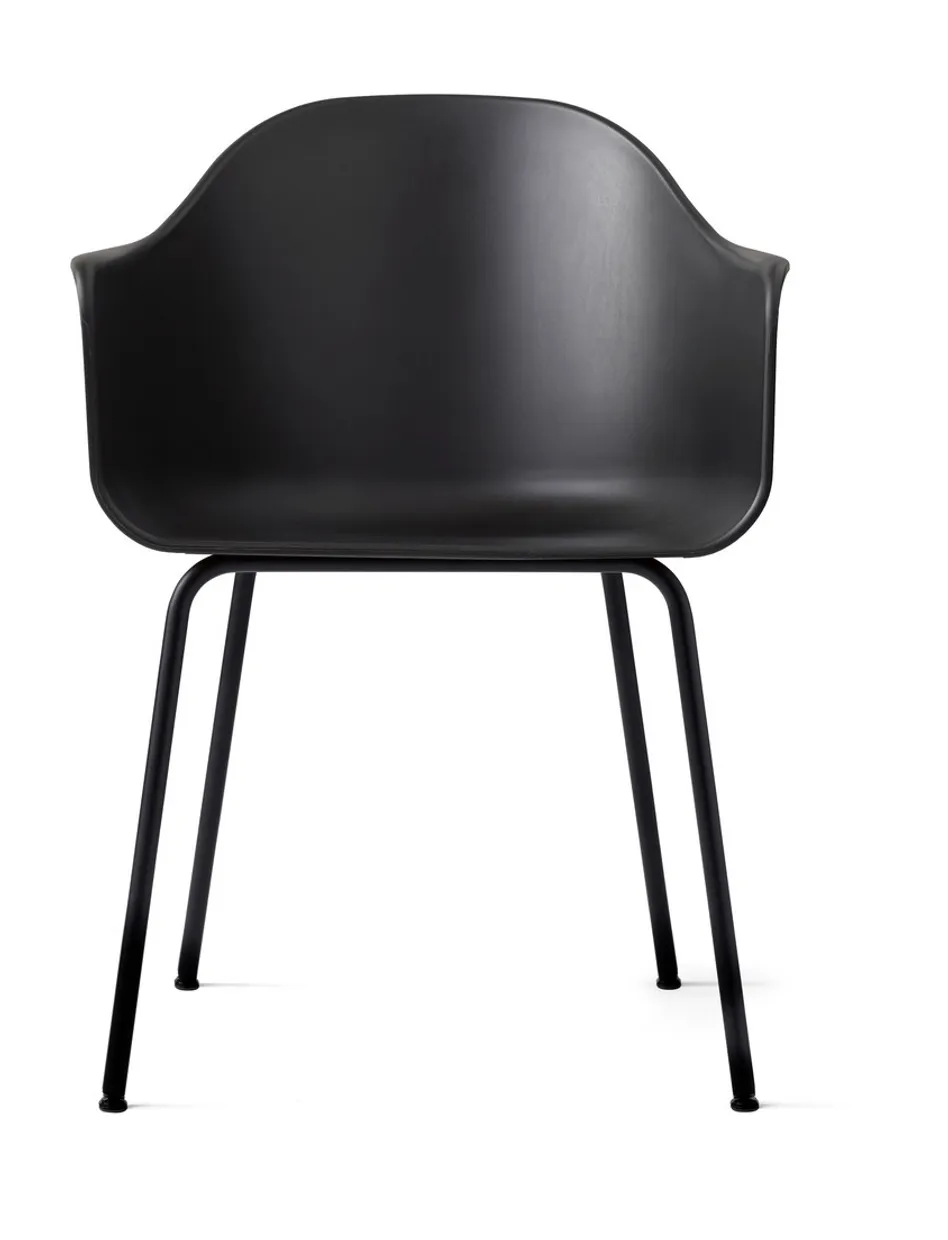 Harbour Chair - Black Steel - Black