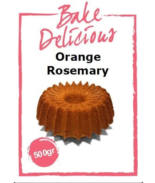 Mix voor Orange Rosemary cake 500gr