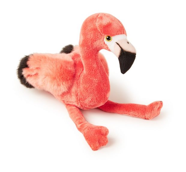 Flamingo knuffel 23 cm