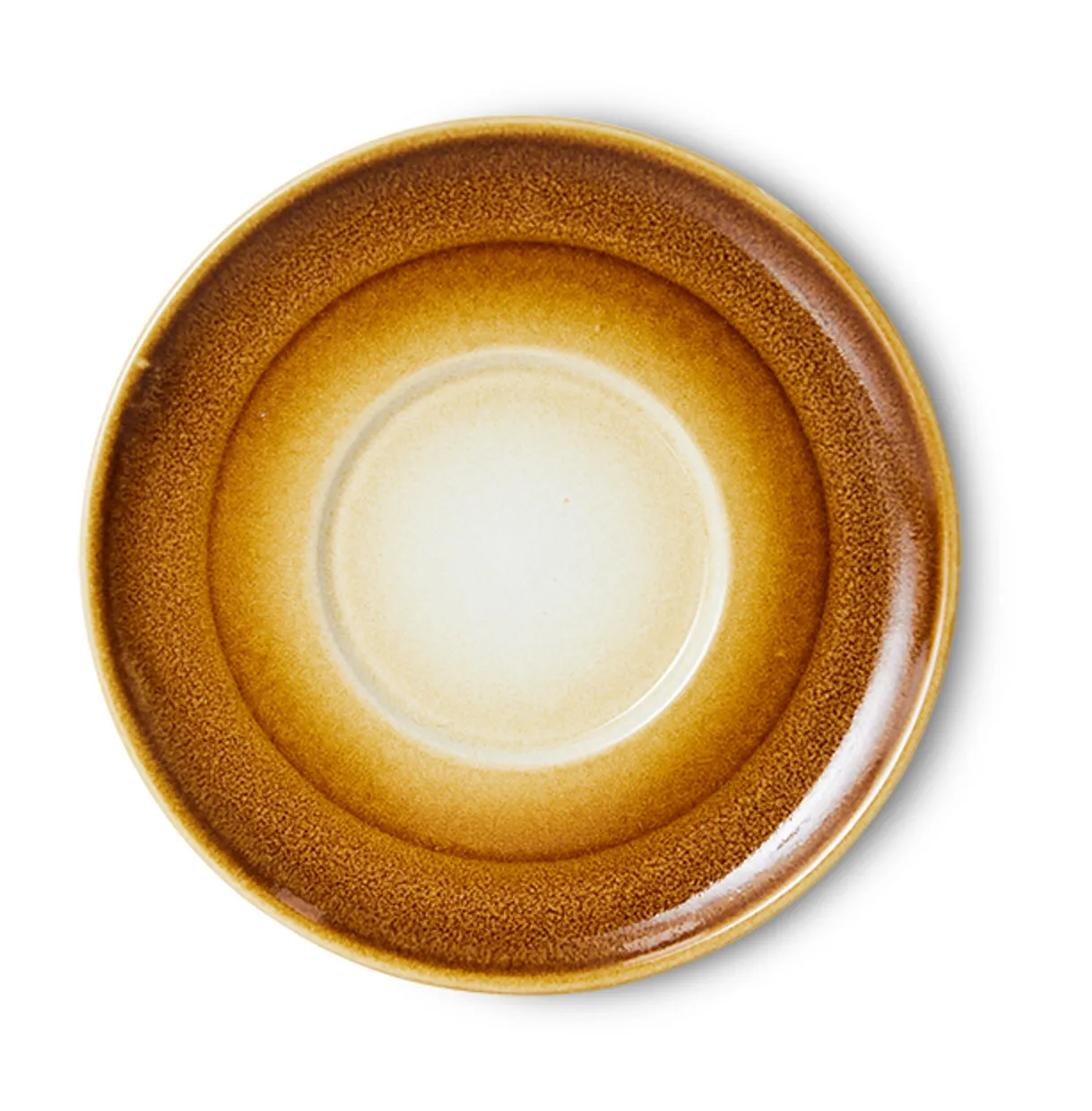 70s ceramics: saucers Big Sur (set of 4)