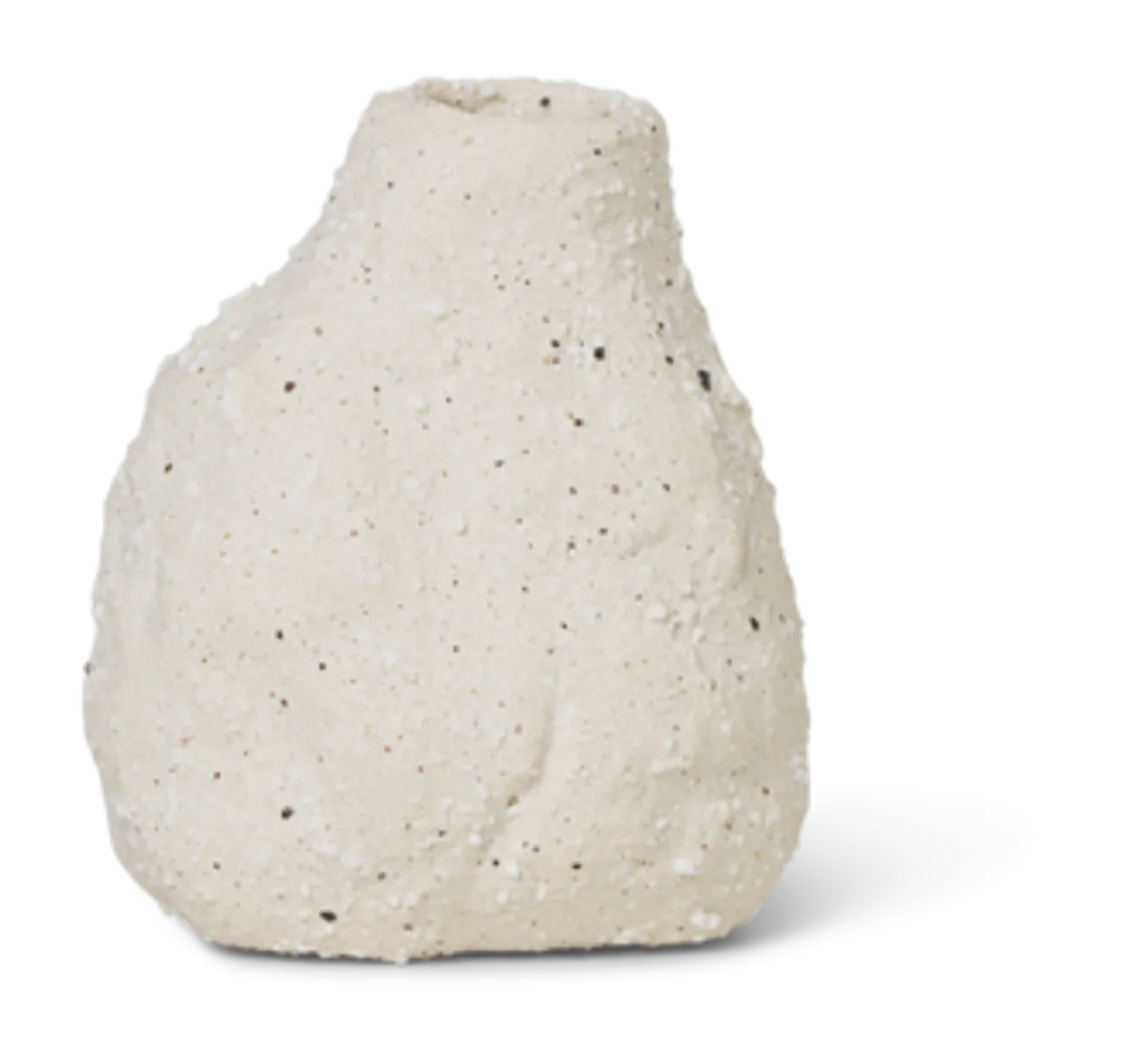 Vulca Mini Vase - Off White Stone