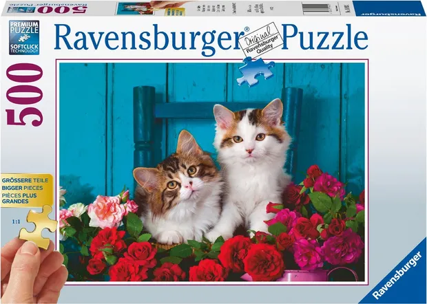 Puzzel - Katjes en Rozen (500)