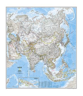 Prikbord Azië, politiek, 84 x 96 cm | National Geographic