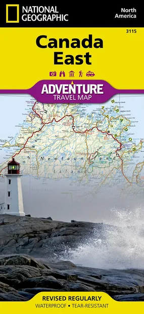 Wegenkaart - landkaart 3115 Adventure Map Canada East - Oost | Nationa